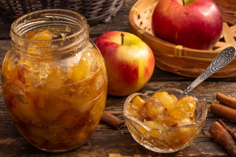 Яблочное варенье густое