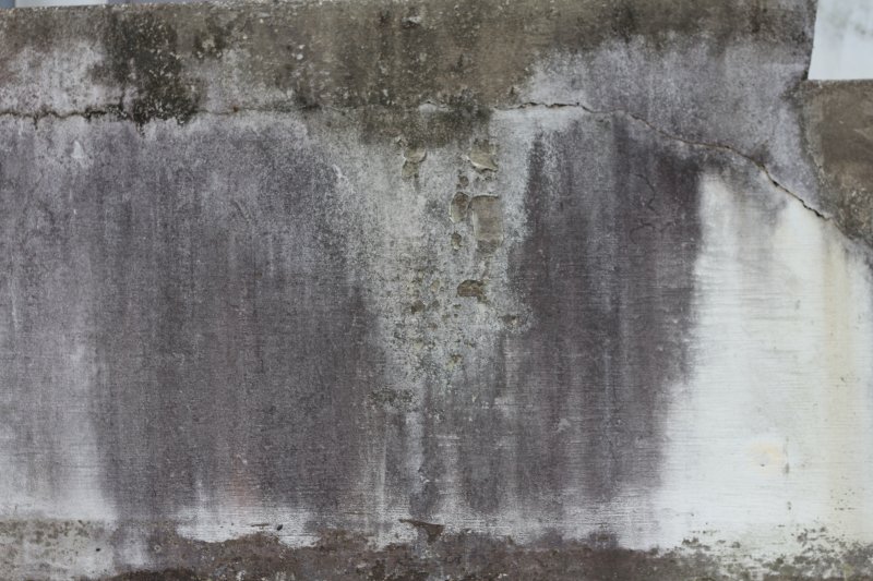 Бетонная стена с Потекми