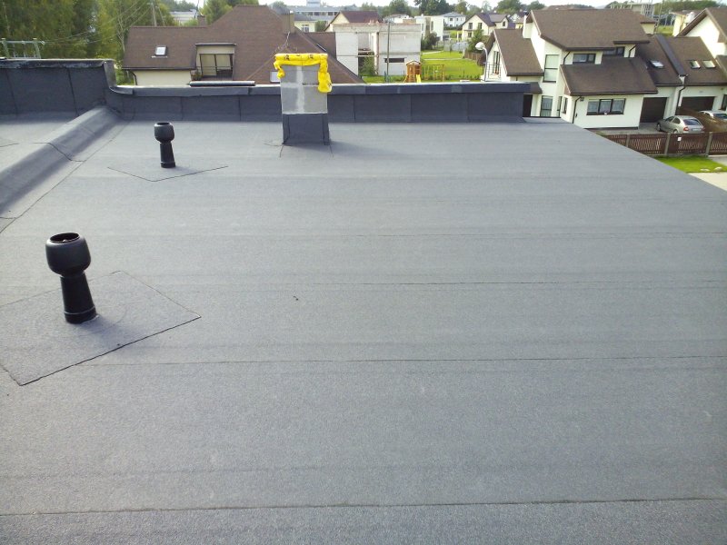 Плоская кровля в частном доме