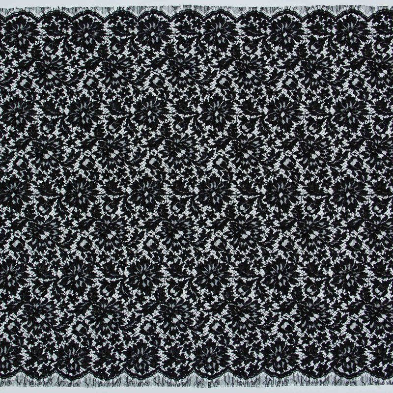 Черное кружево ткань