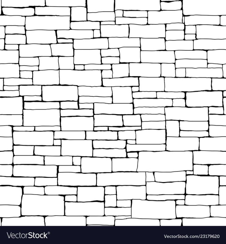 Кирпичная стена рисунок