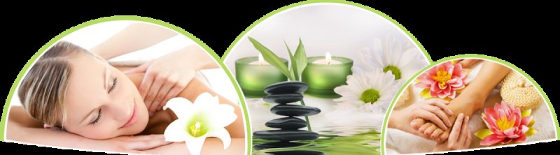 Массаж на белом фоне