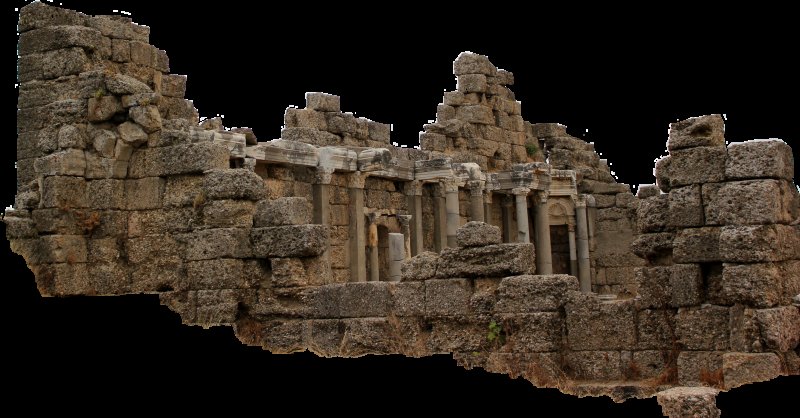 Каменные развалины