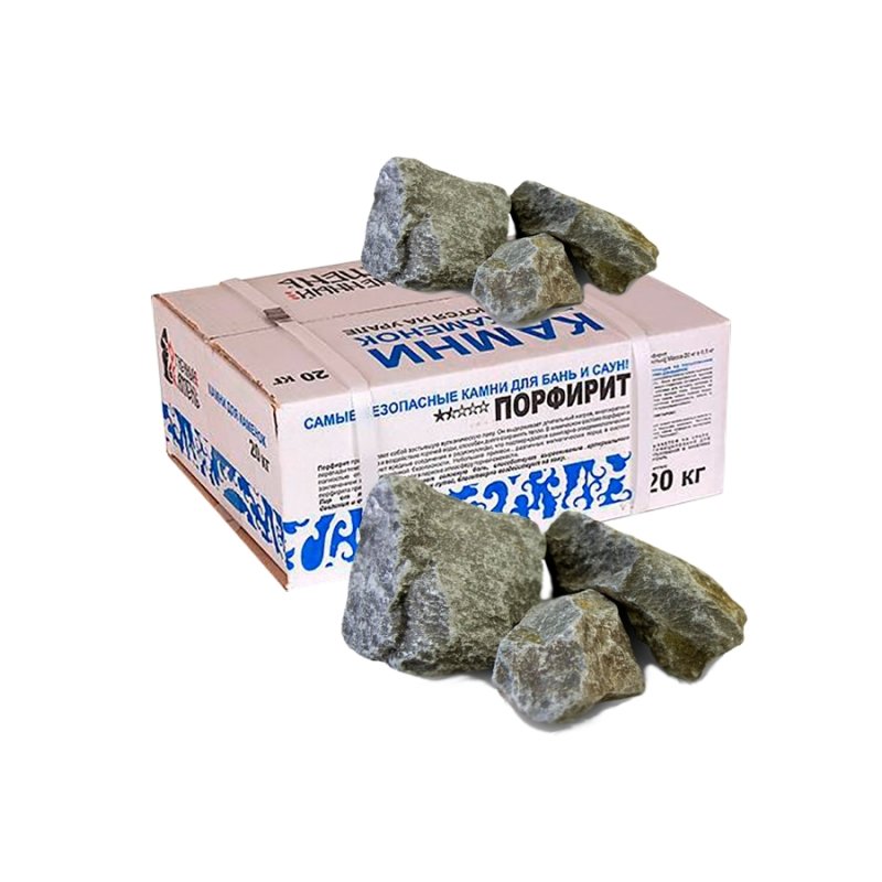 Камни "порфирит" колотый 20кг