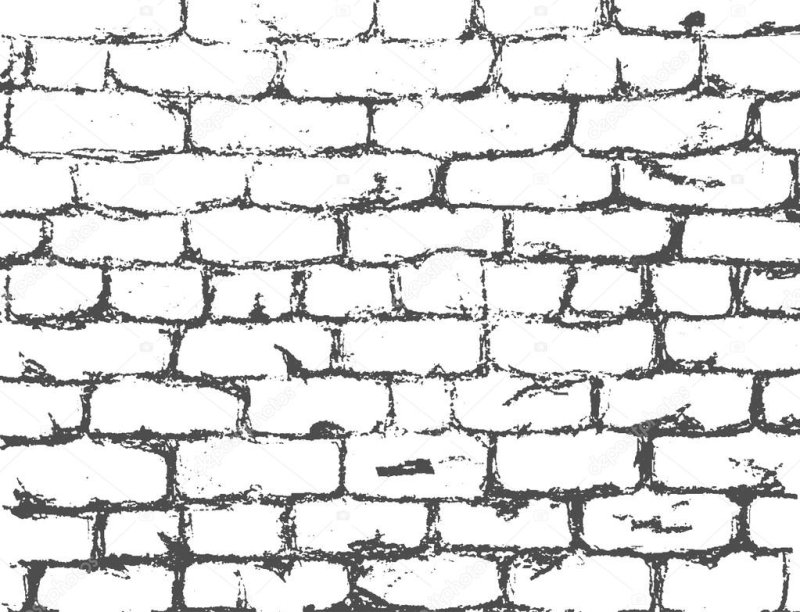 Кирпичная стена рисунок