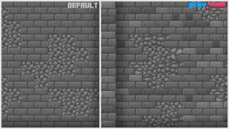 Блок камня сбоку