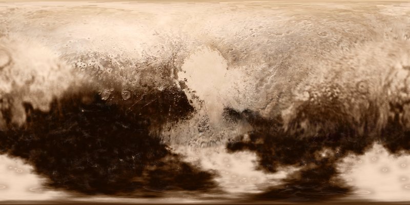 Текстура планеты Плутон