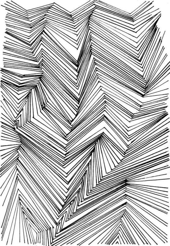 Композиция из прямых линий