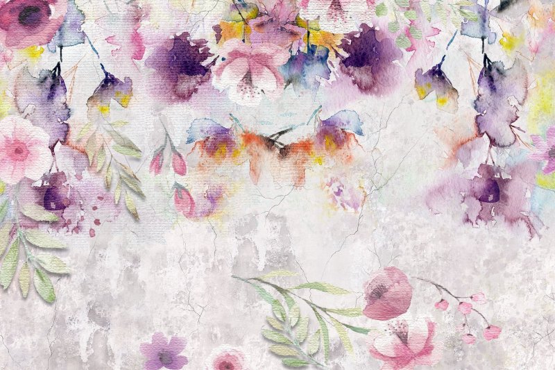 Акварельные цветы