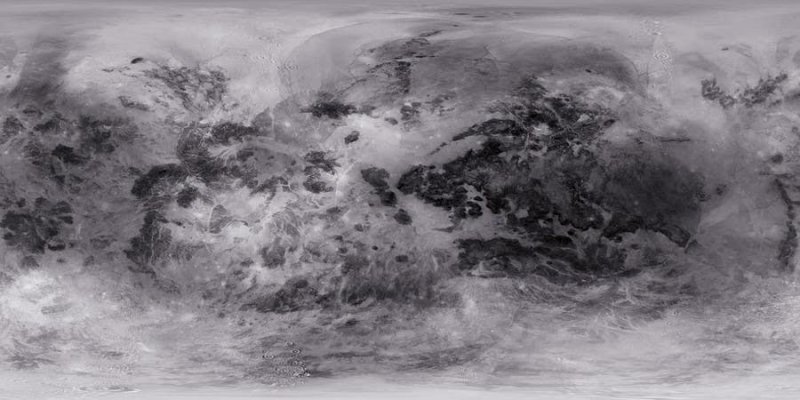 Текстура планеты Плутон