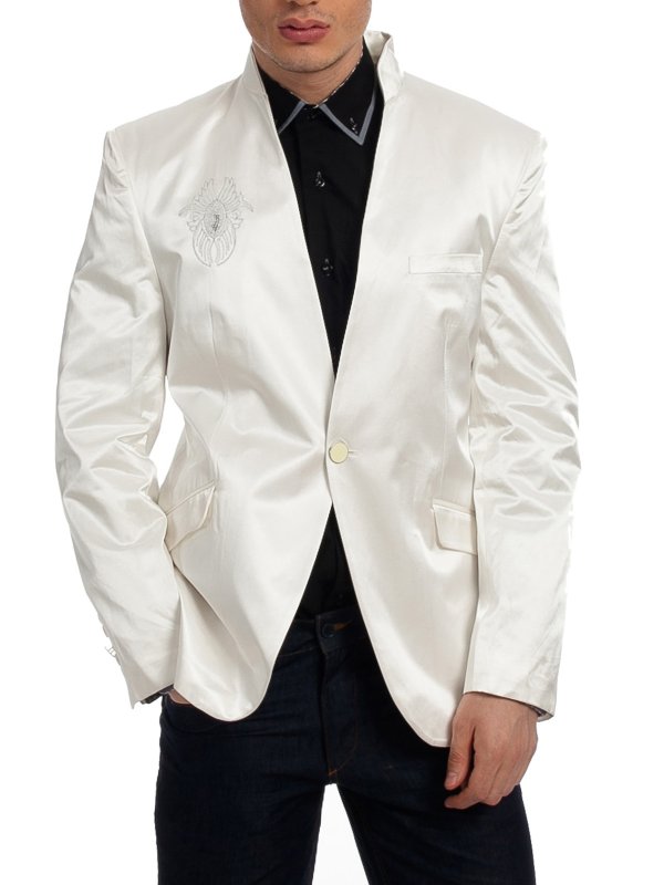 Белый жакет мужской