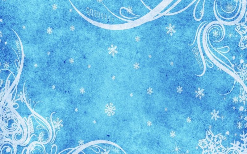 Снежный фон