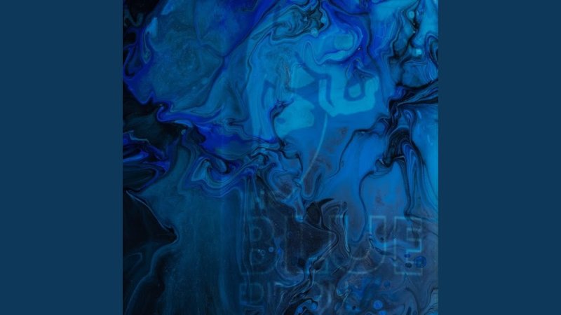 Синяя абстракция