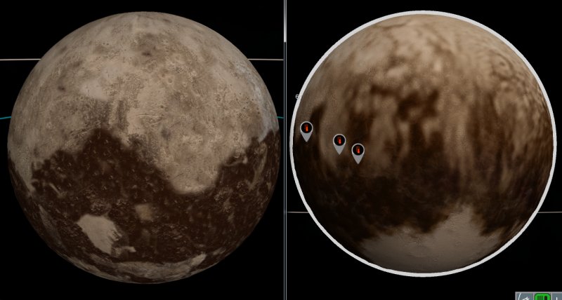 Текстура Плутона