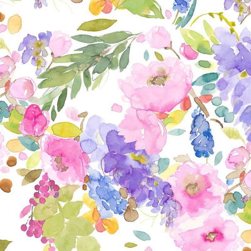 Акварельные цветы