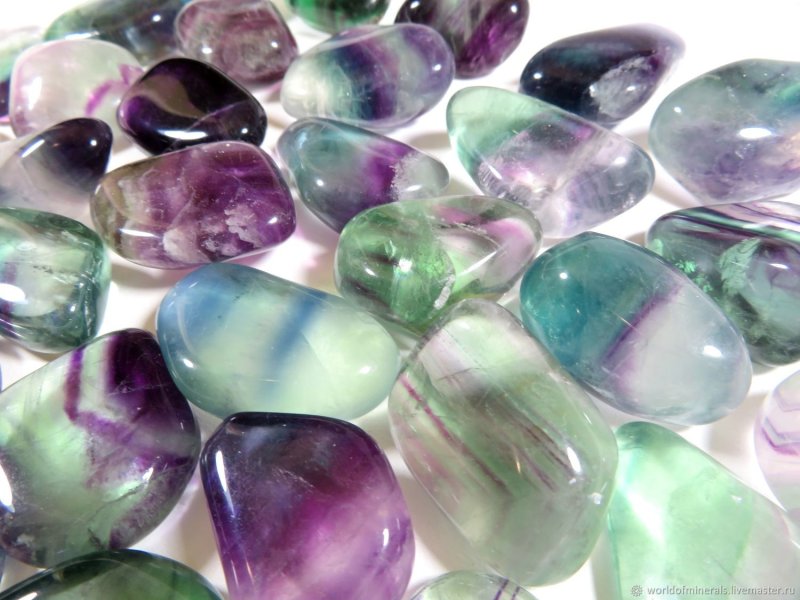 Флюорит, агат