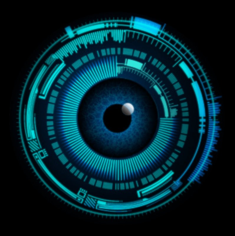 Кибер глаз без фона