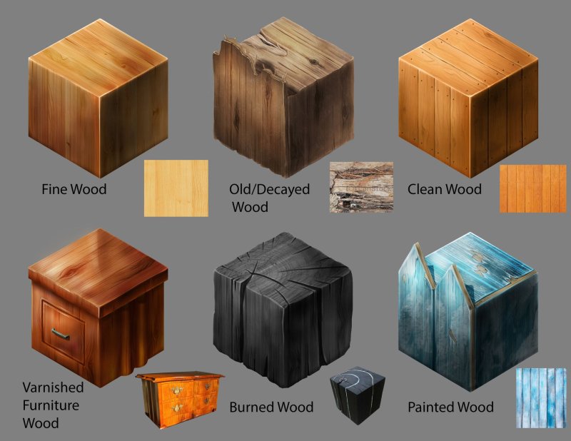 Древесина концепт арт