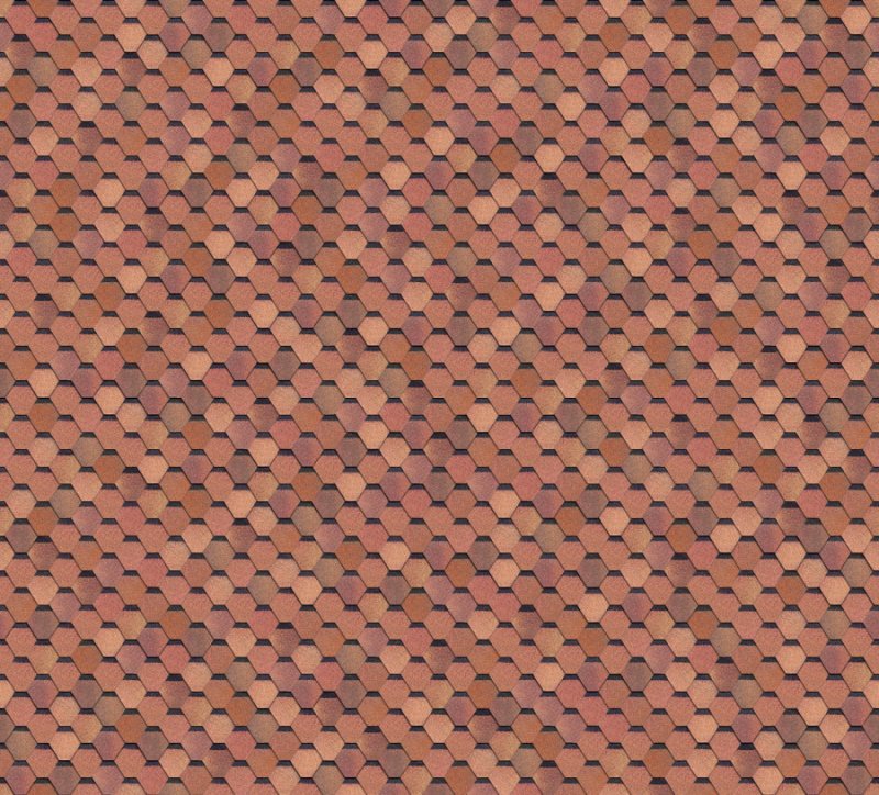 Шинглас кадриль Соната коричневый