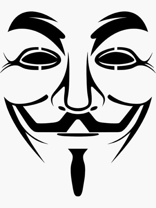 Маска анонимус Гая Фокса