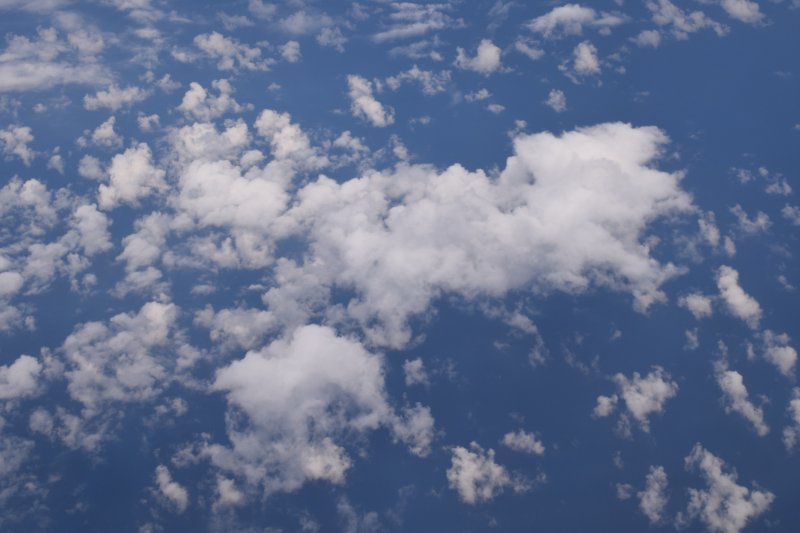 Облака вид сверху