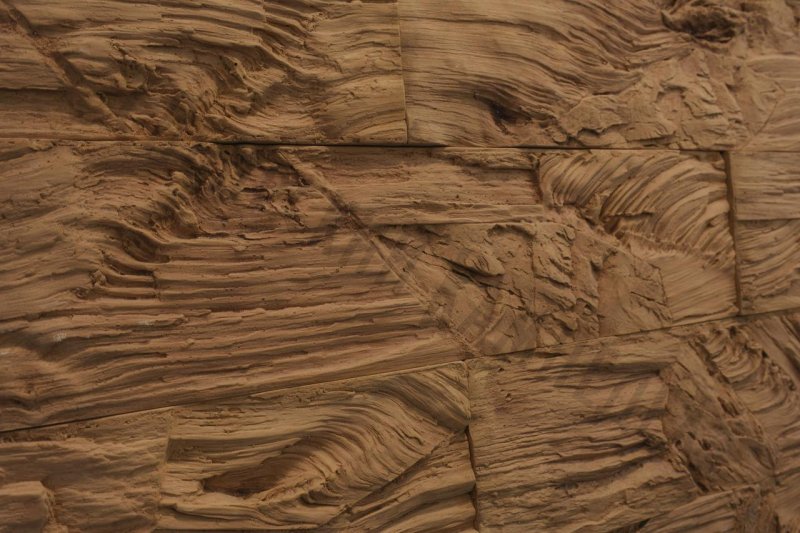 Гипсовая плитка под дерево