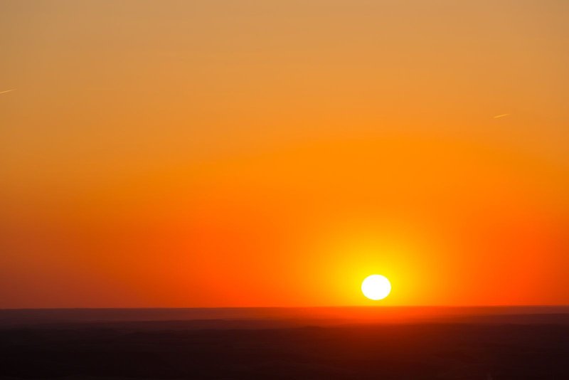 Оранжевый закат