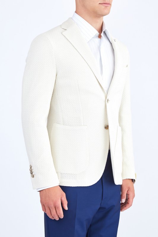 Белый пиджак мужской