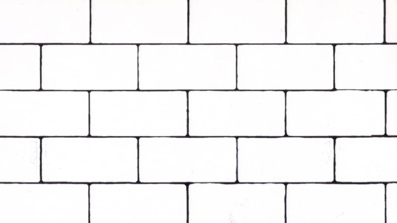 Нарисованная кирпичная кладка
