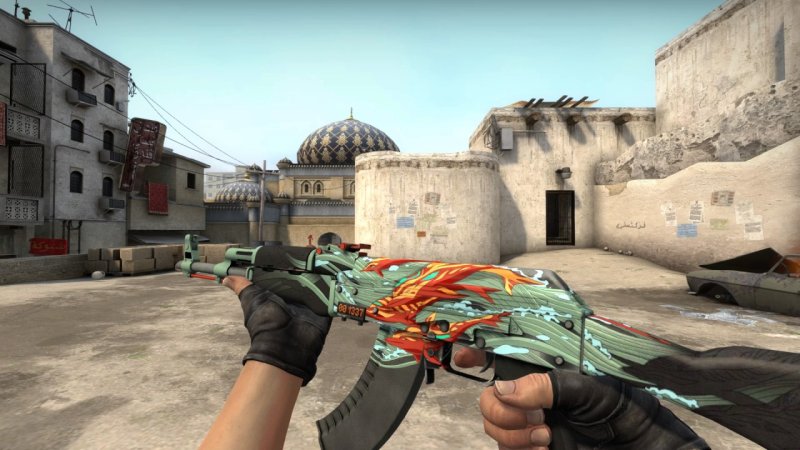 АК-47 Аквамариновая месть поношенное