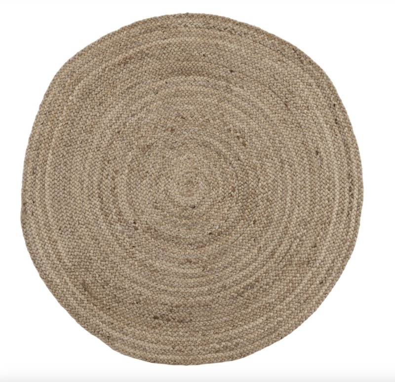 Круглый ковер Julia grup Dip джутовый 150