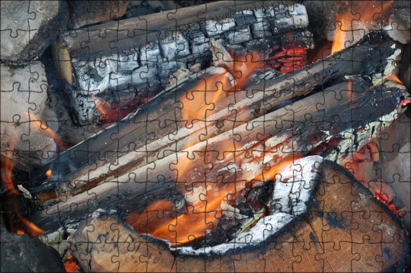 Огонь дрова