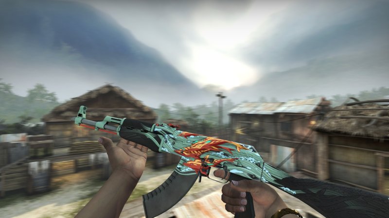 АК-47 Аквамариновая месть поношенное