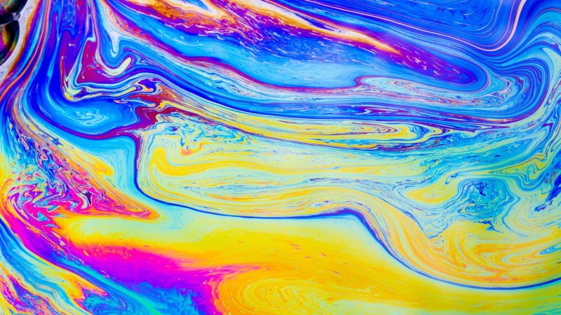 Цветные разводы