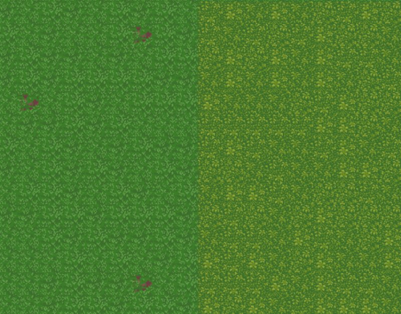 Спрайт травы пиксельный