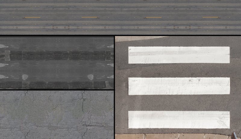 Дорожная разметка текстура