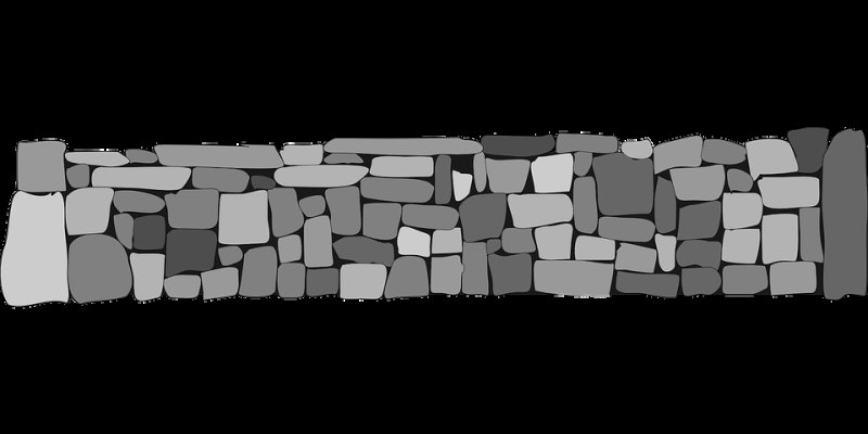 Стена вектор кирпич сбоку