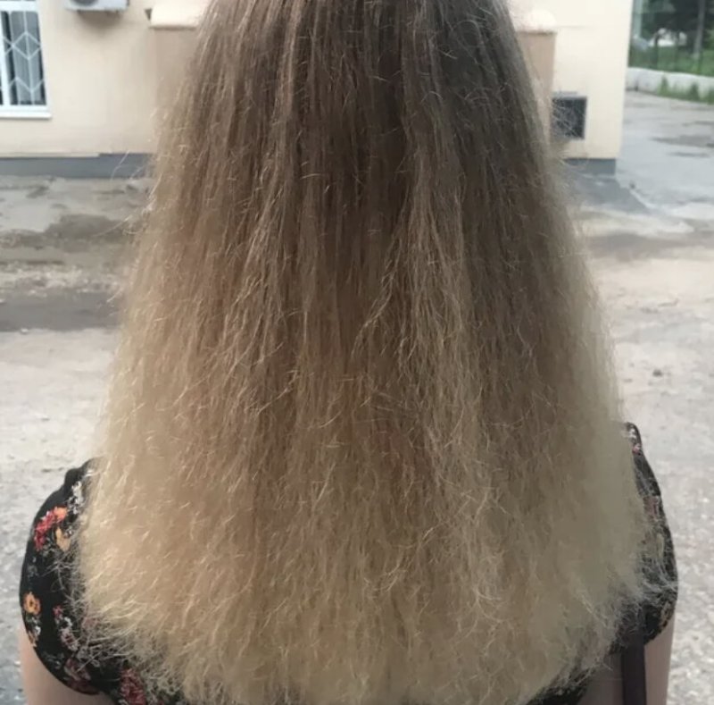 Пушистые пористые волосы