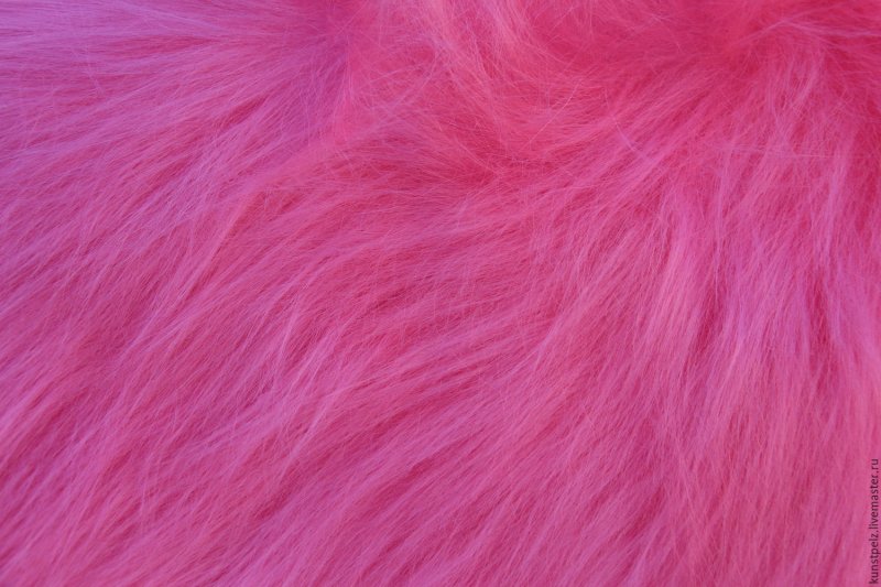 Мех кролик метр фуксия 20 мм