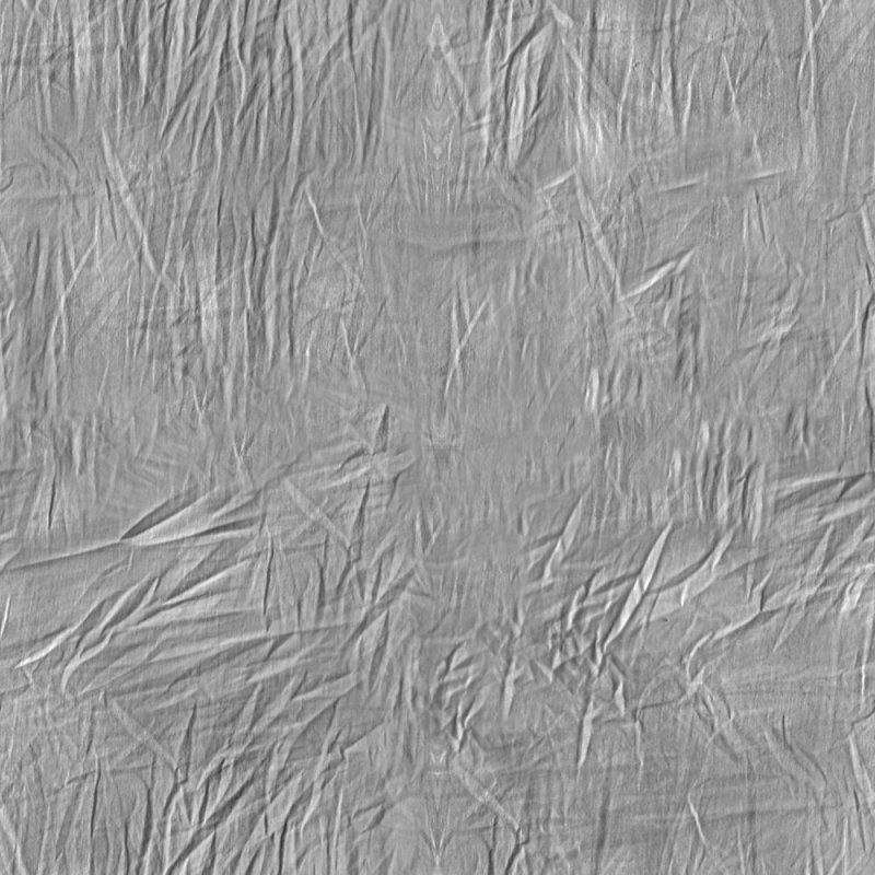 Бамп мятой ткани