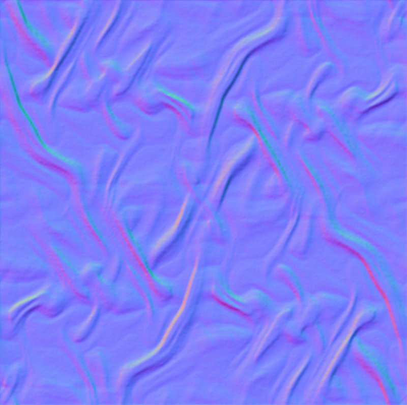 Нормал мап складки ткани