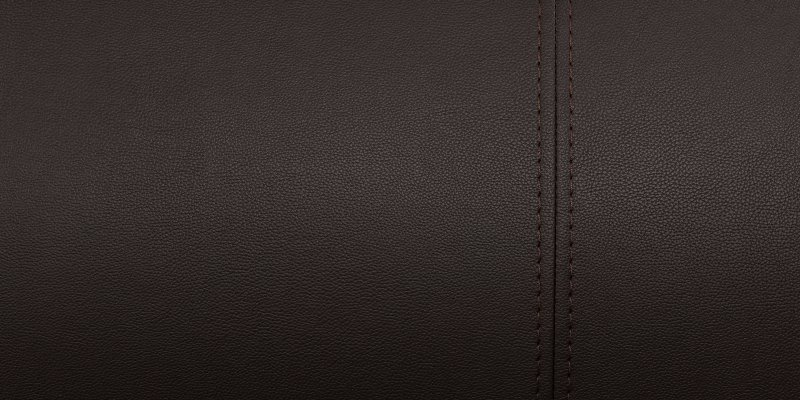 Темно коричневая кожа