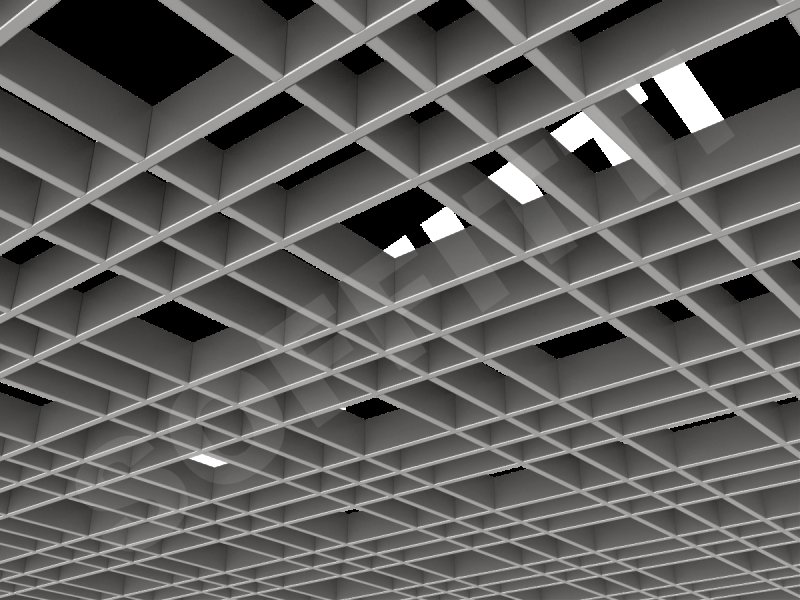 Потолок Грильято 100х100