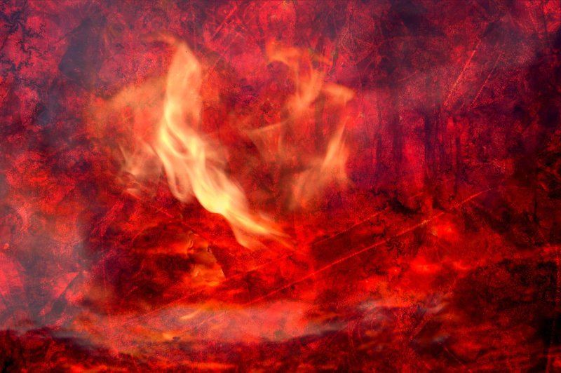 Огонь фон