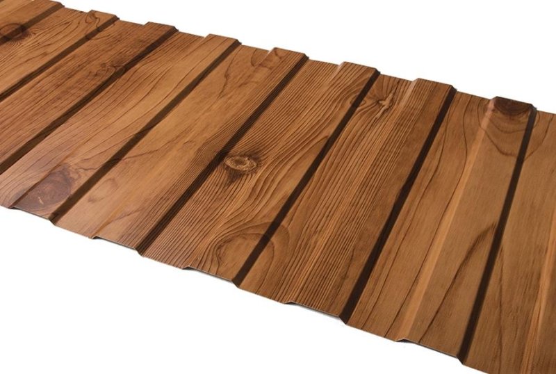 Профнастил Принтек золотой дуб с8-1150