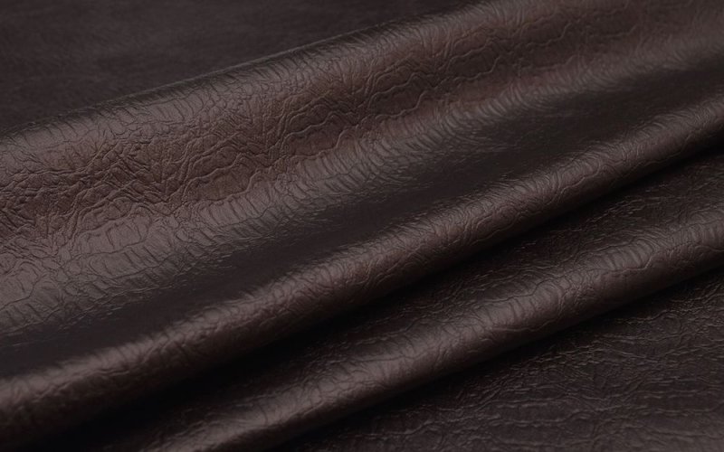 Кожзам коричневый