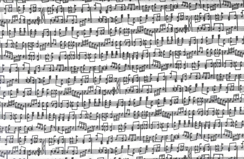 Бумага для скрапбукинга Ноты