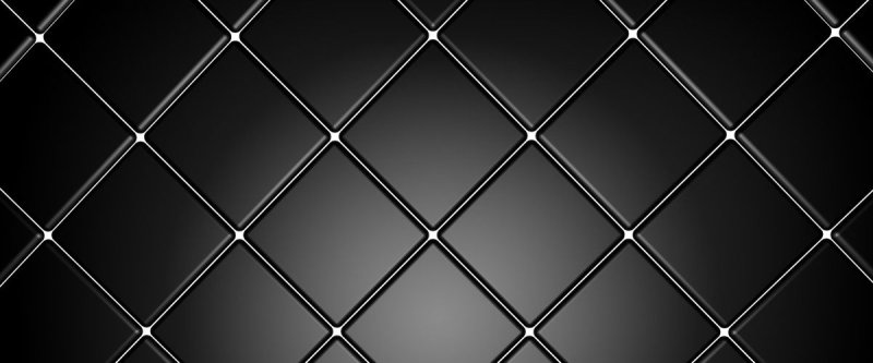 Кер. Мозаика Octagon big White/Black Matt (gtpl61466/cla006) 300х300х6