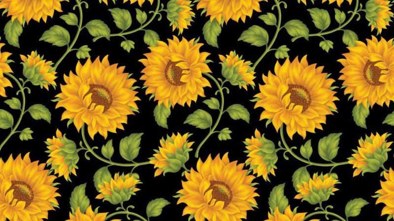 Подсолнухи паттерн