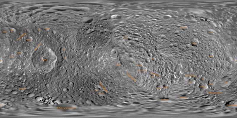 Мимас Спутник Сатурна